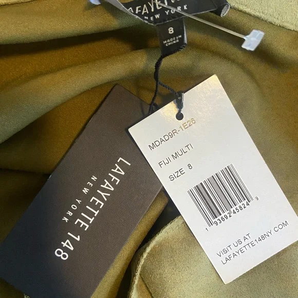 NWT Lafayette 148 Olive Green Blazer